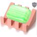 Rebrilliant Silicone Soap Dish in Pink | 1.57 H x 3.78 W x 2.75 D in | Wayfair 9C450C3C345D459381037B3B88510858