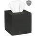 Millwood Pines Isik Tissue Box Cover Manufactured Wood in Black | 5.5 H x 5.5 W x 5.5 D in | Wayfair 60D9522D026B4AEBA53F3D455DB8535B