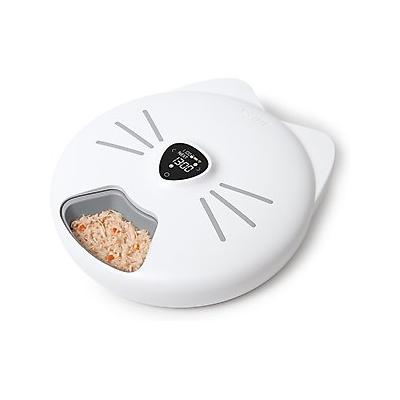 Catit Pixi Smart 6-Meal Cat Feeder, White