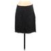 Eddie Bauer Wool Skirt: Gray Print Bottoms - Women's Size 4