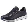Sneaker ARA "OSAKA", Damen, Gr. 6 (39), blau, Glattleder, unifarben, sportlich, Schuhe, mit Reißverschluss, H-Weite, Freizeitschuh, Halbschuh, Schnürschuh, Topseller