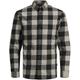 Langarmhemd JACK & JONES "JJEGINGHAM TWILL SHIRT L/S NOOS" Gr. L, N-Gr, gelb (crockery) Herren Hemden Langarm