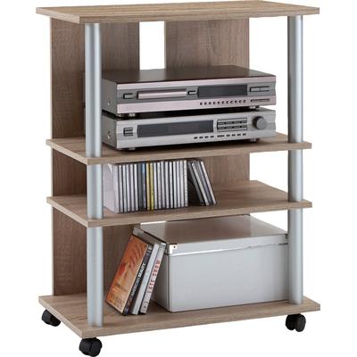 Media-Regal FMD "Variant", braun (eiche nb), B:65cm H:85cm T:40cm, Regale Image