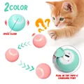 Balle à Chat Électrique à Roulement Automatique Jouet Intelligent Interactifs pour Chats Ballon