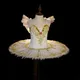 Robe Tutu de Ballet Professionnelle pour Fille Costume de brev Ballerines Pancake Carnaval