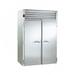 Traulsen RR232LP-COR01 Spec-Line 58" 2 Section Roll Thru Refrigerator, (4) Left/Right Hinge Solid Doors, 115v, Silver