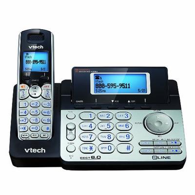 Vtech 6.0 2-Line Expandable Cordless Phone with Digital Answering System and Caller ID (DS6151)