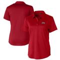 Women's Cutter & Buck Red UNLV Rebels Prospect Textured Stretch Polo