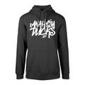 Men's Levelwear Black Anaheim Ducks Podium Graffiti Fleece Pullover Hoodie