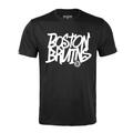 Men's Levelwear Black Boston Bruins Richmond Graffiti T-Shirt