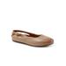 Extra Wide Width Women's Sandy Adjustable Back Slip On Clog by SoftWalk in Taupe (Size 7 WW)