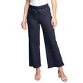 Plus Size Women's Contour Denim Wide-Leg Jean by June+Vie in Dark Wash (Size 30 W)