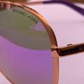 Michael Kors Accessories | Designer Women’s Michael Kors Aviator Sunglasses Purple Lens New Authentic | Color: Gold/Purple | Size: Os