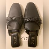 Zara Shoes | Brand New Women’s Black Zara Mules Size 38 (Us Size 7.5) | Color: Black | Size: 7.5