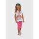 Shirt & Leggings PAW PATROL Gr. 128/134, pink (weiß, pink) Mädchen KOB Set-Artikel Leggings T-Shirt Spar-Sets