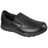 Berufsschuh SKECHERS "NAMPA-GROTON" Gr. 44, schwarz, 44, Lederimitat, Schuhe, Slipper für Gastronomie, Pflege, Krankenhaus mit Strecheinsätzen