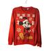 Disney Sweaters | Disney Mickey Mouse Sweatshirt Pullover Sweater | Color: Red | Size: L