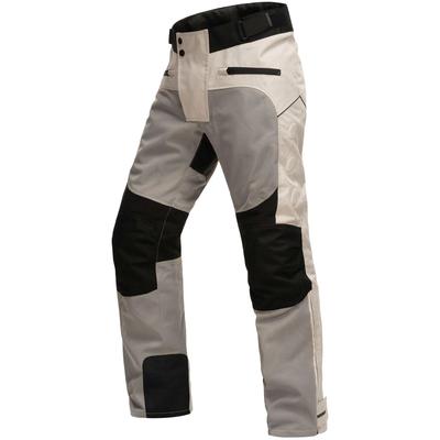 Motorradhose NERVE "Tourenhose Outback" Gr. M, schwarz (hellgrau, weiß, schwarz), Hosen, M, N-Gr, Obermaterial: 100% Polyester. Miedereinsatz: 100% Polyester