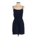 Old Navy Casual Dress - Mini: Blue Solid Dresses - Women's Size Small