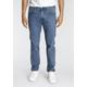Tapered-fit-Jeans LEVI'S "502 TAPER" Gr. 31, Länge 32, blau (z1957 dark indigo stonewash) Herren Jeans Tapered-Jeans