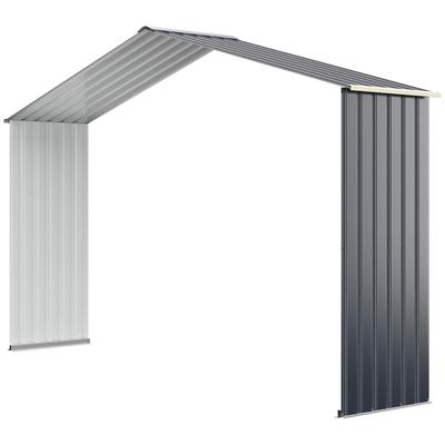 Costway Outdoor Storage Shed Extension Kit for 7/9.1/11.2 ft Shed