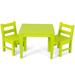 Costway 3PCS Kids Table & 2 Chairs Set Outdoor Heavy-Duty All-Weather - See Details