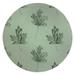 MAPLE LEAF GREEN Outdoor Rug by, Becky Bailey