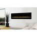 DimplexPro Dimplex Prism Electric Fireplace - Multicolor Ember Bed - 3D flame effect - 400 SQ. FT, in Black | 19.5 H x 74.25 W x 7.5 D in | Wayfair