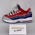 Nike Shoes | Nike Kids Air Max 95 Ugly Christmas Sweater Shoes Sz 3y | Color: Blue/Red | Size: 3b