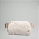 Lululemon Athletica Bags | Lululemon Belt Bag Fleece Sherpa | Color: Cream/White | Size: 1l