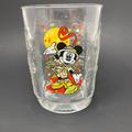 Disney Kitchen | Disney World/Mcdonalds 14 Oz. Square Mickey Mouse Glass | Color: White | Size: 14 Oz