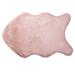 White 36 x 24 x 2 in Area Rug - Mercer41 Faux Rabbit Fur Series Fluffy Decorative Indoor Rug, 1 Pack-Pink Faux Fur | 36 H x 24 W x 2 D in | Wayfair