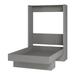 Loon Peak® Dekari Storage Murphy Bed Wood in Gray | 84.65 H x 78.34 D in | Wayfair 281DE10F77E04E1F9A59F0537CA01BF5