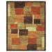 Brown/Green 117 x 93 x 0.31 in Area Rug - Gracie Oaks Ranecia Textured Hand-Knot Rug, Golden Brown, 5Ft-6In X 8Ft-6In Area Rug Wool | Wayfair
