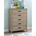 Wade Logan® Ashantey 5 Drawer 42" W Solid Wood Dresser Wood in Brown | 59 H x 42 W in | Wayfair 0EDD350983734ECCA491B686F6EBCB42