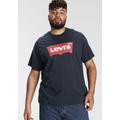 T-Shirt LEVI'S PLUS "LE B&T BIG GRAPHIC TEE" Gr. XXXL, blau (big graphic tee dress blues) Herren Shirts T-Shirts