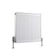 Milano Compact - Modern White Type 11 Central Heating Horizontal Single Panel Convector Radiator - 300mm x 400mm