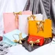 Boîte cadeau en papier ruban doré sacs avec poignée sac d'affaires personnalisé boîte cadeau pour