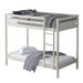 CraftPorch Casual Modern Twin over Twin size Wooden Bunk Bed