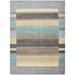 Blue/Gray 120 x 96 x 0.25 in Area Rug - Bokara Rug Co, Inc. Rectangle Hand-Knotted Area Rug in Blue/Gray/Cream | 120 H x 96 W x 0.25 D in | Wayfair
