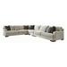 Gray Sectional - Signature Design by Ashley Artsie 169" Wide Left Hand Facing Corner Sectional Polyester | 39 H x 169 W x 130 D in | Wayfair