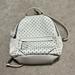 American Eagle Outfitters Accessories | Cream Mini Backpack | Color: Cream/Silver | Size: Os