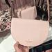 Kate Spade Bags | Kate Spade Luna Crescent Pebbled Leather Crossbody Pink K8146 Nwt $329. | Color: Gold/Pink | Size: Os