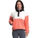 The North Face Tops | New Northface Cragmont Women’s Medium Fleece Pullover Orange White Clasp Top | Color: Orange/White | Size: M