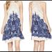 Free People Dresses | Free People Intimately White & Blue Dress - Size S | Color: Blue/Cream | Size: S