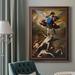 Astoria Grand The Fall Of The Rebel Angels - Picture Frame Print on Canvas Canvas, Solid Wood in Blue/Brown/White | 27 H x 18 W x 2.5 D in | Wayfair