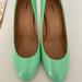 J. Crew Shoes | J. Crew Mint Green Patent Heels 6.5 | Color: Green | Size: 6.5
