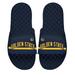 Men's ISlide Navy Golden State Warriors Stripe Statement Design Slide Sandals