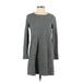 Purejill Casual Dress - Shift: Gray Marled Dresses - Women's Size X-Small