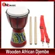 Tambour à main PerSCH africain Djembe batteur en bois avec motif Jambe et Doumbek 4 po à vendre